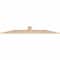 Ekena Millwork Portland Smooth Timber Gable Bracket, Douglas Fir, 72"W x 12"H x 1 1/2"D x 5 1/2"F, 4/12 Pitch GBW072X12X0206POR00SDF - alternate 4